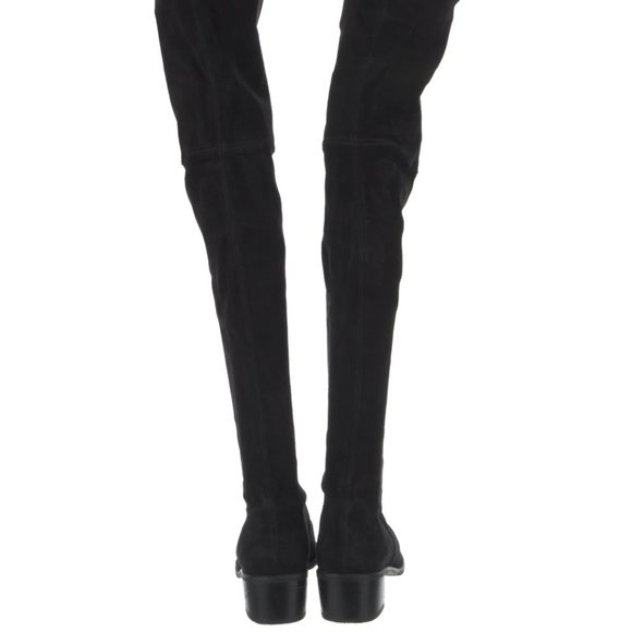 STUART WEITZMAN Suede Sock Boots sz 9 - Picture 3 of 5